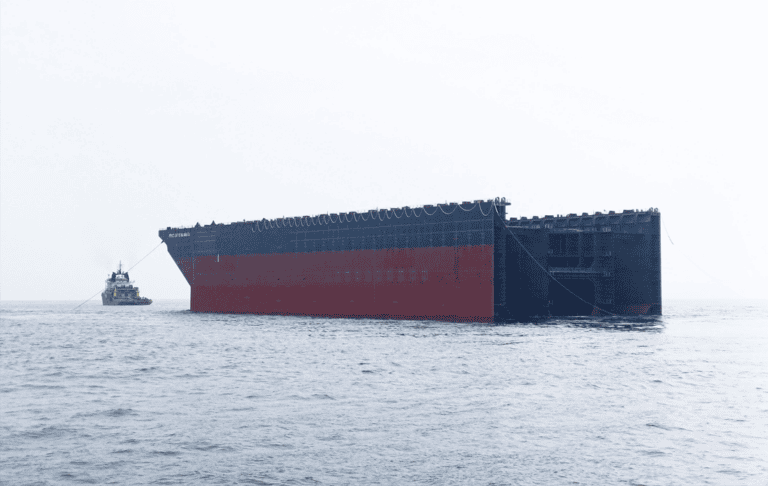 Japan shipyard completes first section of MODEC’s next-generation FPSO hull