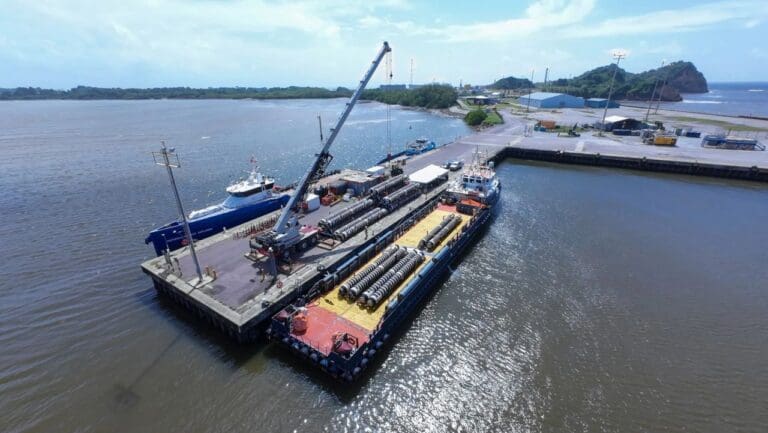 Port of Galeota handles second specialized marine hose operation in a year