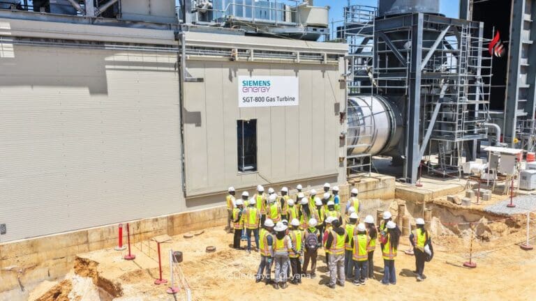 MNR youth apprentices gain firsthand insight into Guyana’s Gas-to-Energy project